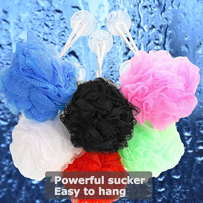 Star Brand Long Lasting Bath Sponge 6 Counts | 60g Heavy Bath Mesh Pouf - Image 7