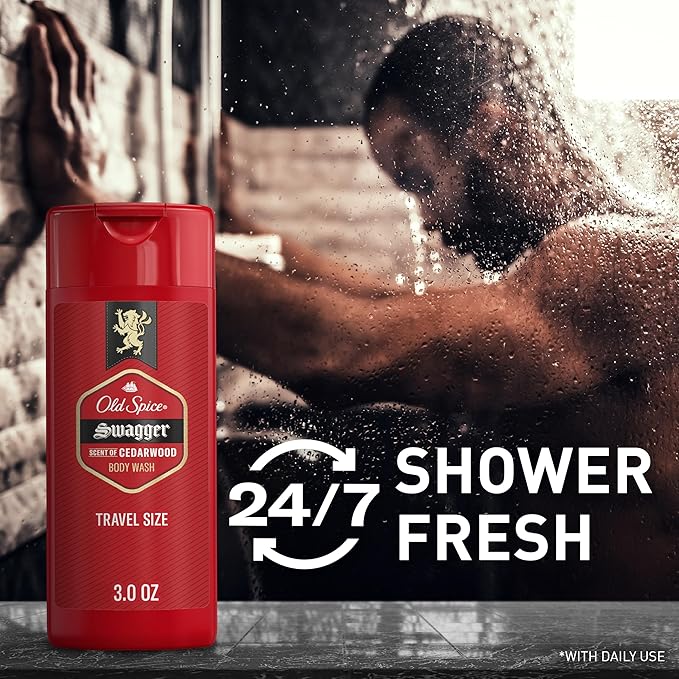 Old Spice Refreshing Body Wash for Men, 3X Defense, 24/7 Shower Fresh - Image 5