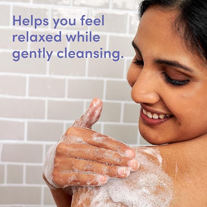 Aveeno Stress Relief Body Wash for Women, Calming Lavender Scent & Prebiotic Oat - Image 4