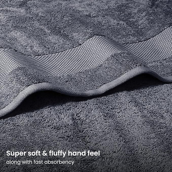 BIOWEAVES 100% Organic Cotton 700 GSM Plush Washcloths 13" x 13" GOTS Certified - Image 2