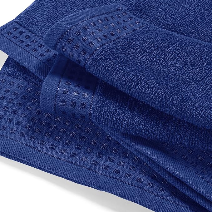 GLAMBURG Ultra Soft 4 Pack Oversized Bath Towel Set 27x54 inches, 100% Cotton - Image 2