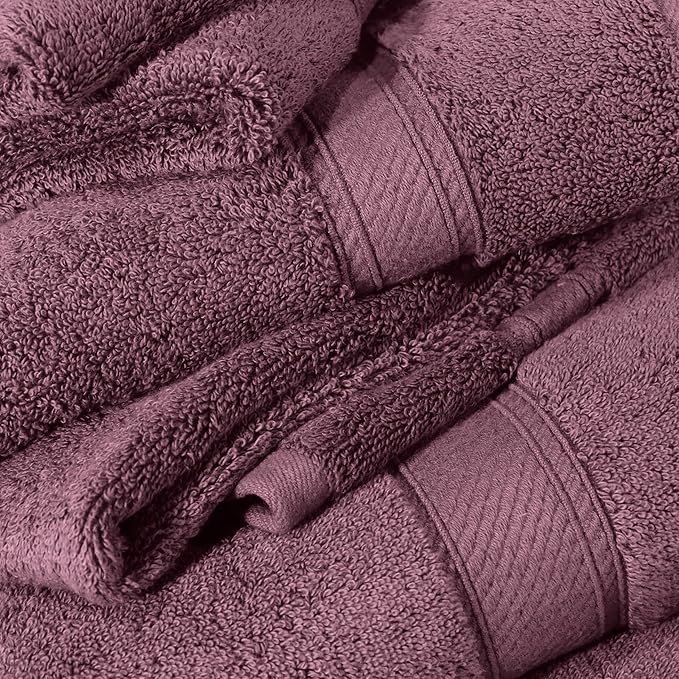 SUPERIOR Egyptian Cotton Pile 6 Piece Towel Set, Includes 2 Bath, 2 Hand - Image 8