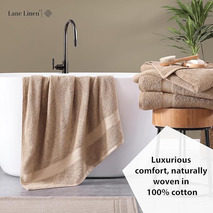 LANE LINEN Luxury Bath Towels Set of 4 - Image 4