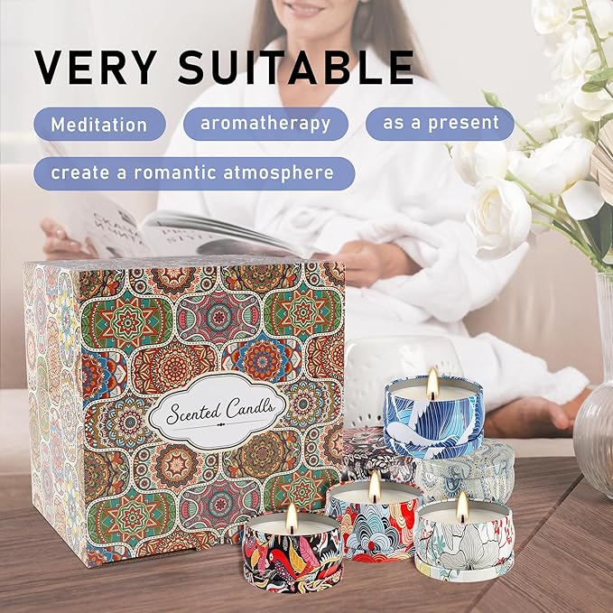 36 Pack Scented Candles Set for Home, Relaxing Stress Relief, Aromatherapy - Image 5