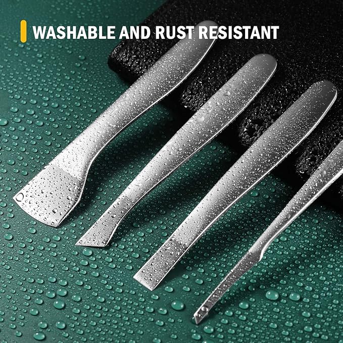 FVION Pedicure Knife Set for Feet – 4 PCS Ingrown Toenail Blade Tool Calloused - Image 6