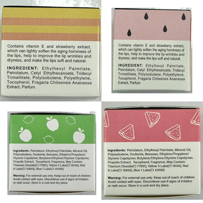 3 PCS Bee Lip Balm Lip Mask Honey Pot, Mothers Day Gifts, Honey & Strawberry & - Image 9