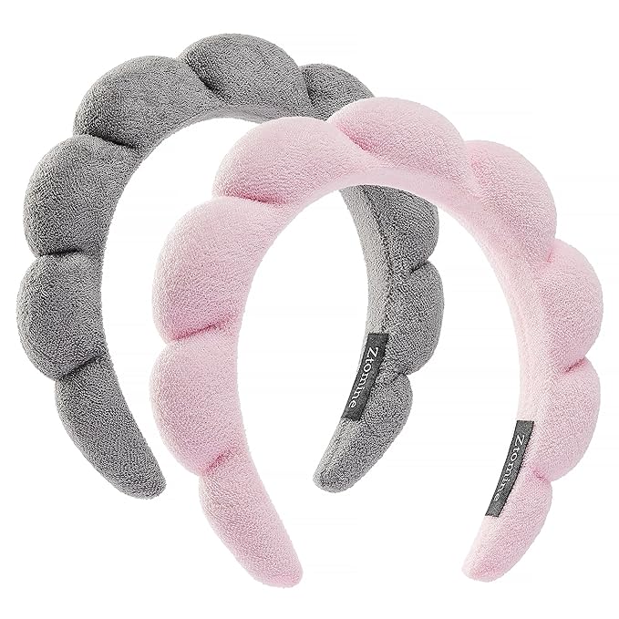Ztomine Spa Terry Cloth Headband Combo Pack by Ztomine