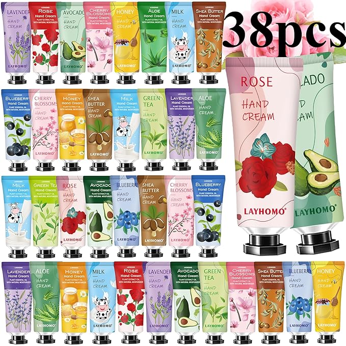 38 Pack Hand Cream Gifts Set, Mothers Day Gifts, Thank You Gifts, Nurses Week by Unknown