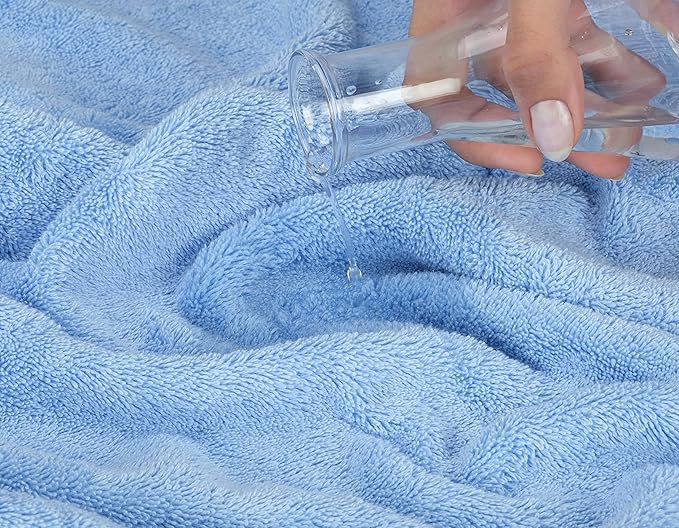 American Soft Linen Luxury 4 Piece Bath Towel Set, 600 GSM 100% Cotton Turkish - Image 6