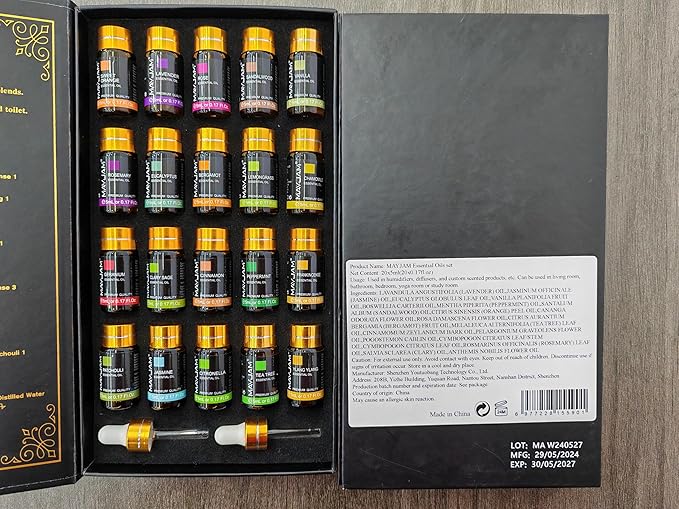 MAYJAM Tea Tree 20 Pcs Pure Essential Oil Gift Set, - Image 8