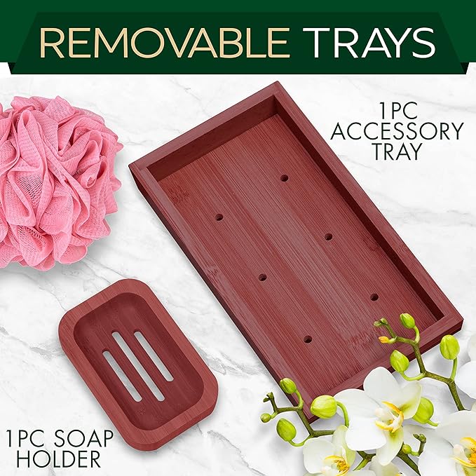 SereneLife Premium Bathtub Tray Caddy - Image 9