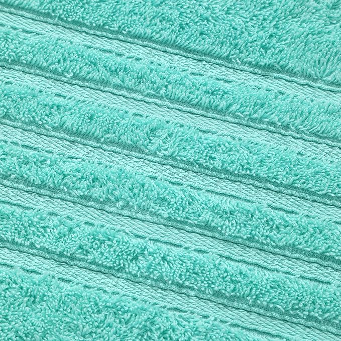 Aibaser Towels - Premium 100% Cotton Bath Towels Set, Lightweight and High - Image 7