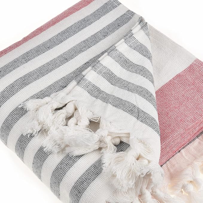 Beach Towel | Cotton Beach Towels, Sand Free, Highly Absorbent, Quick Dry - Image 4
