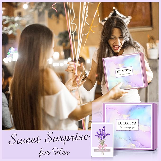 LUCOTIYA Gifts for Women, Mothers Day Gift Basket for Woman Birthday Wine - Image 2
