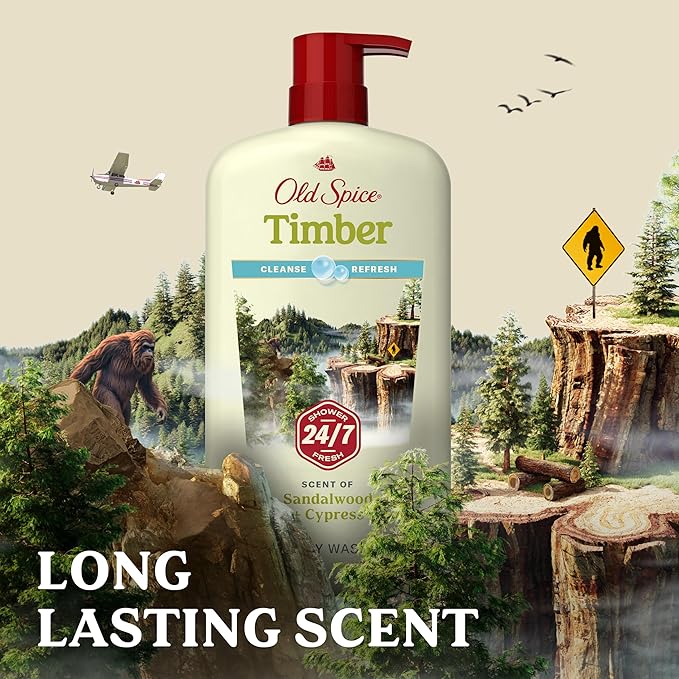 Old Spice Cleansing Body Wash for Men, 24/7 Shower Fresh - Image 7