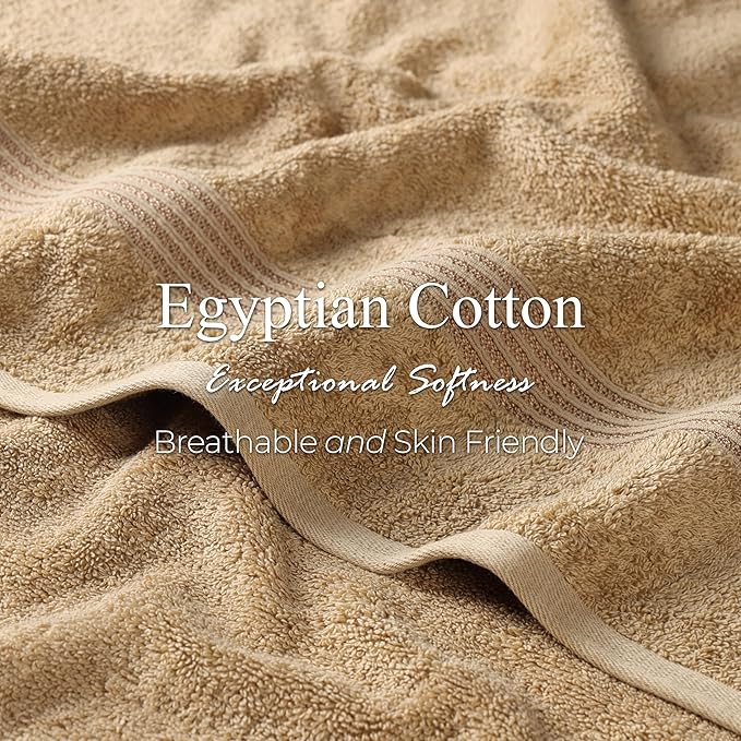 Superior Egyptian Cotton 6-Piece Towel Set, Bathroom Essentials, Towels - Image 7