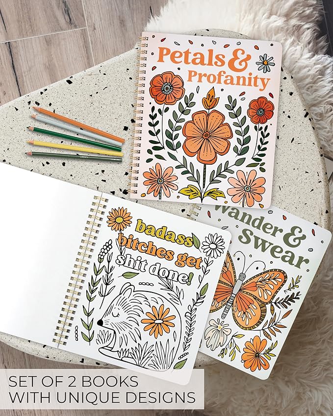 Beautiful Coloring Book Set of 2 - Image 2