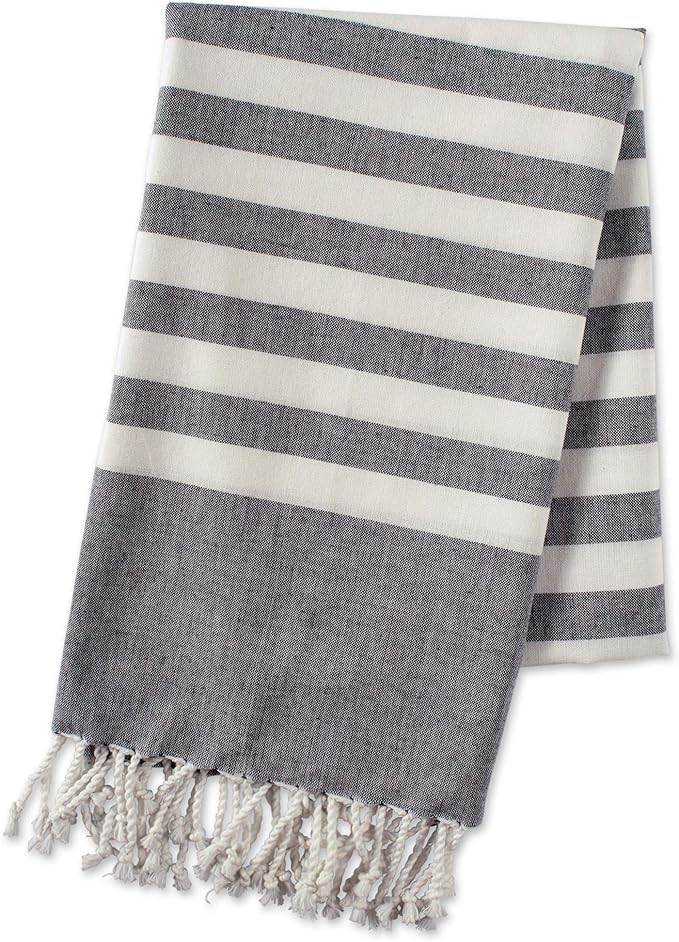 E-Living Store FBA43919 100% Cotton, Soft & Absorbent Decorative Turkish Fouta by E-Living+Store