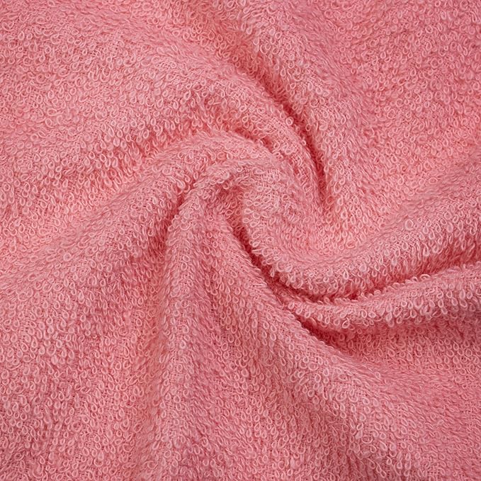 Basic Wash Cloths 12x12 Inches – Bulk Pack of 24 – Rose Pink Color – Soft and - Image 5