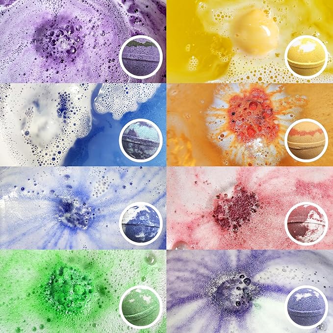 Chakra Healing Gemstones Bath Bombs. 15 Essential Oil Bath Bombs. Real Chakra - Image 5