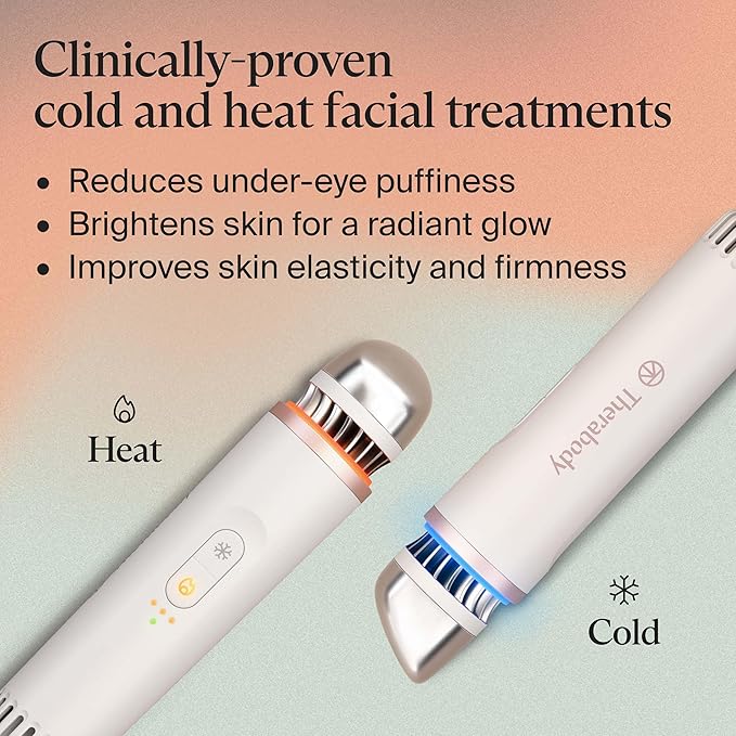 Therabody TheraFace Depuffing Wand – Cold and Heat Skincare Treatment to Depuff - Image 2
