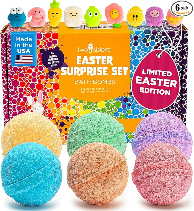 Easter Bath Bombs for Kids by TwoSisters