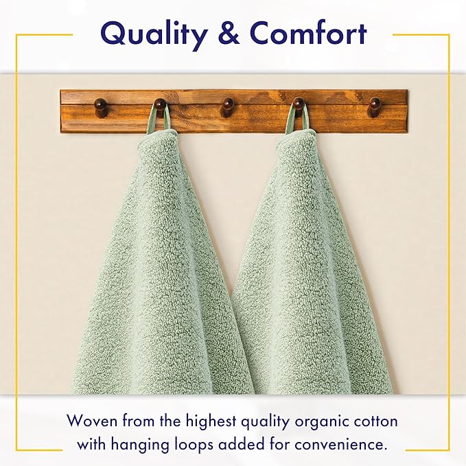 Alusa Home 100% Organic Luxury Bath Sheets - Image 4