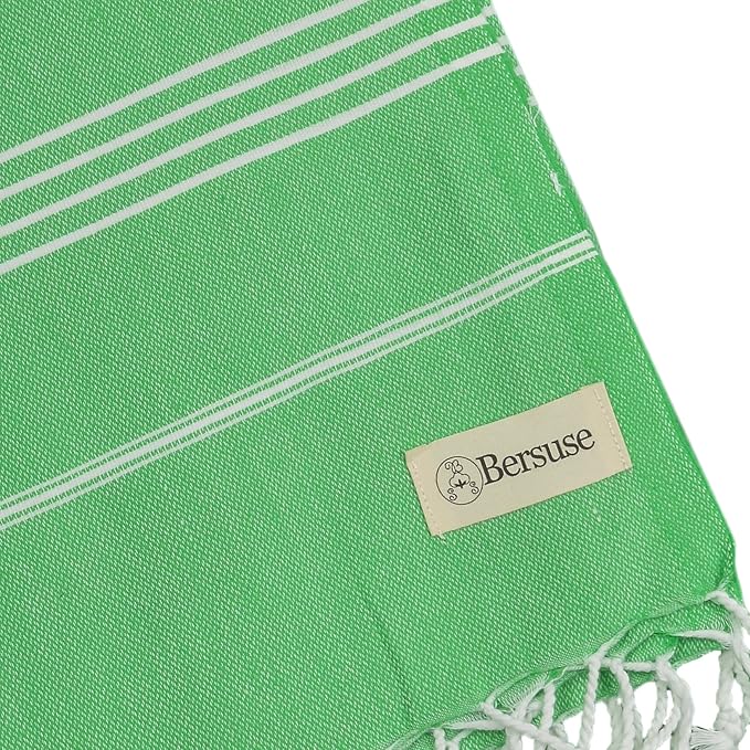 Bersuse Towels Anatolia XL Beach Blanket Throw Blanket Turkish Towel 100% - Image 9