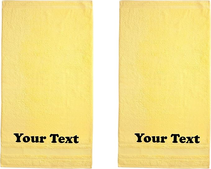 Personalize Your Towels with Custom Embroidery: Names, and Initials. Perfect by Ephesos