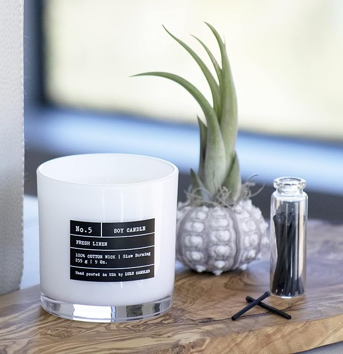 Lulu Candles | Jasmine & Lily | Highly Scented Candles - Image 3
