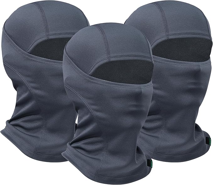 Balaclava Ski Mask 3 Pieces Full Face Cover by QINGLONGLIN