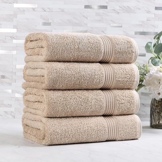 Superior Egyptian Cotton 4-Piece Bath Towel Set - Image 2