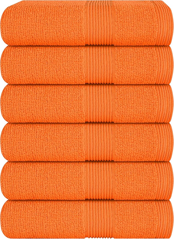 Belizzi Home Ultra Soft 6-Piece Hand Towel Set 16x28-100% Ringspun Cotton by Unknown