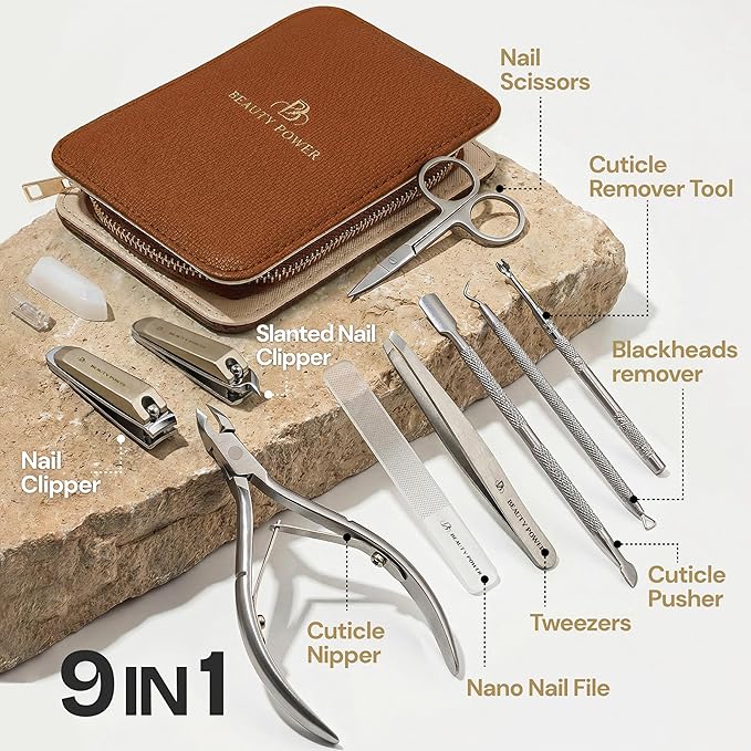 Beauty Power 9 in 1 Professional Manicure Pedicure Set - Image 2