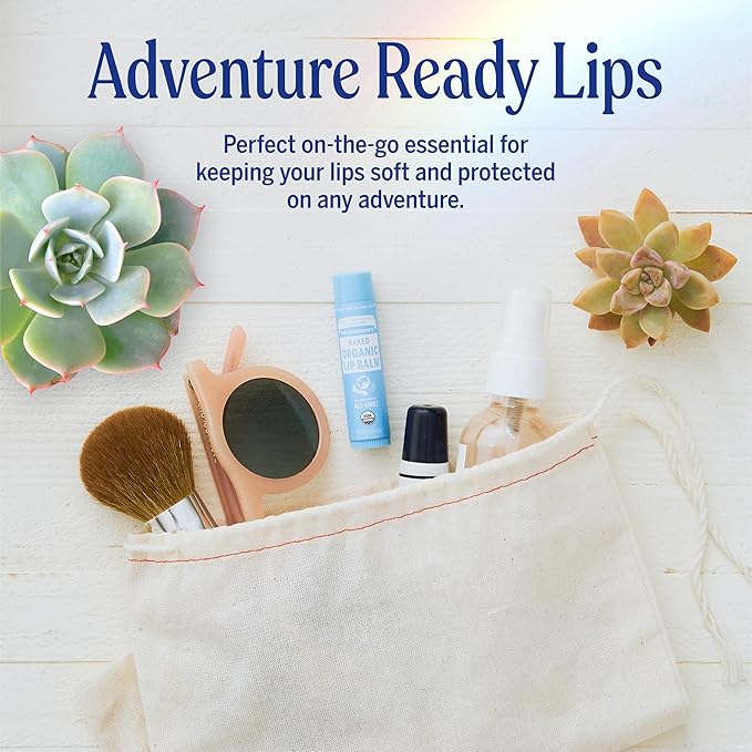 Dr. Bronner's - Organic Lip Balm Variety Peppermint, Lemon Lime) - Made - Image 6