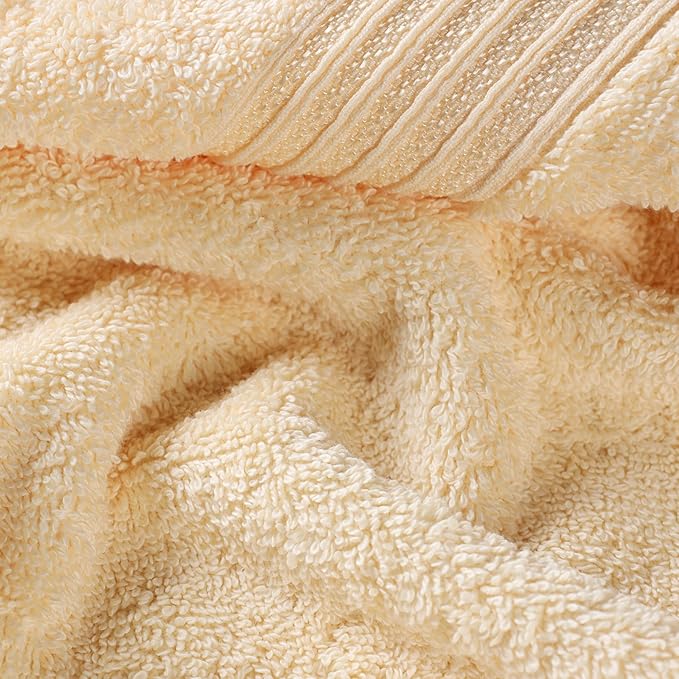 Superior Egyptian Cotton 2-Piece Bath Sheet Towel Set, Oversized Body Towels - Image 6