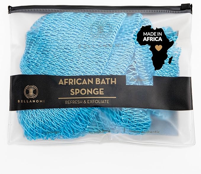 BELLANOMI African Exfoliating Net Sponge, Ethically sourced from Nigeria - Image 2