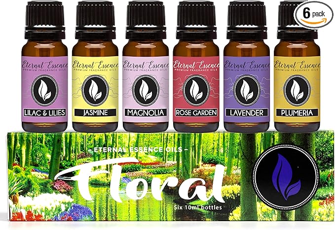Eternal Essence Oils Floral Set of 6 Premium Fragrance Oils by EternalEssenceOils