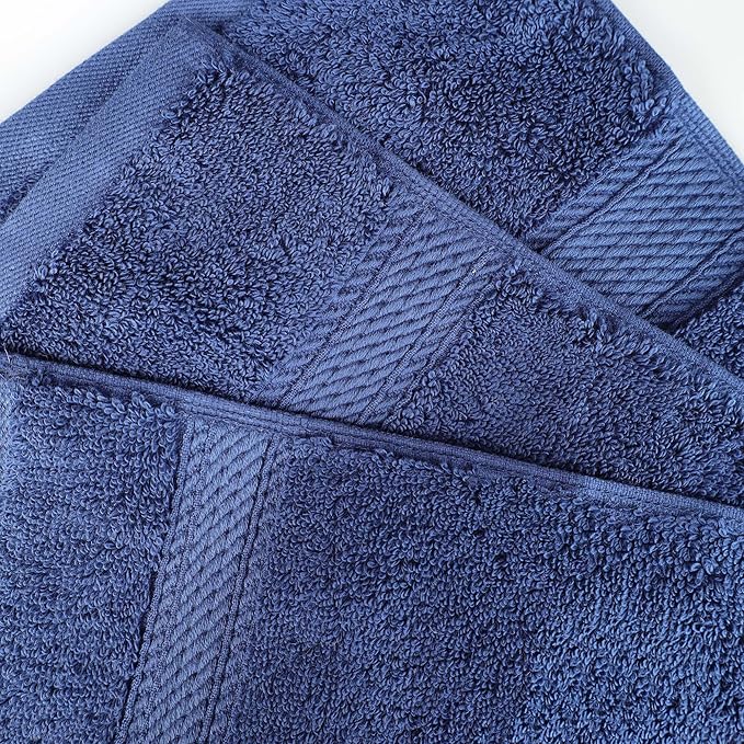 Superior Egyptian Cotton Pile Bath Towel Set of 4, Ultra Soft Luxury Towels - Image 6