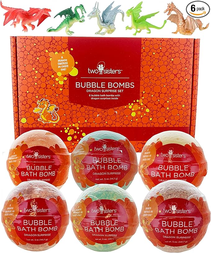 Dragon Bath Bombs for Kids by TwoSisters