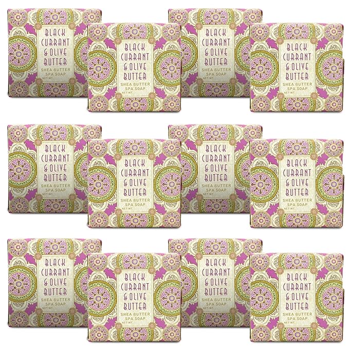 Greenwich Bay Mini Botanical Soap Bars 12 Pack 1.9 oz Each Individually Wrapped by Greenwich+Bay+Trading+Company