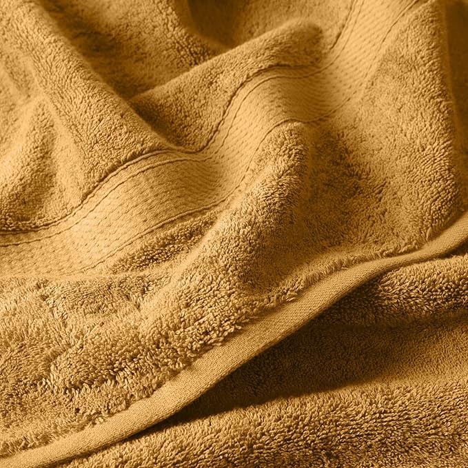 Superior Egyptian Cotton Pile Heavyweight Bath Sheet Set, Oversized Ultra Soft - Image 4