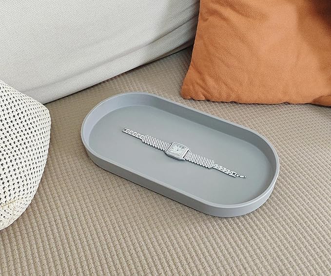 Gray Small Tray, 3 Pack Oval Tray - Image 8
