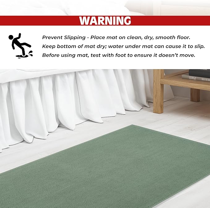 Cotton Paradise Bath Rug for Bathroom, 20x34 inch 100% Cotton Non Slip Bath Mat - Image 6