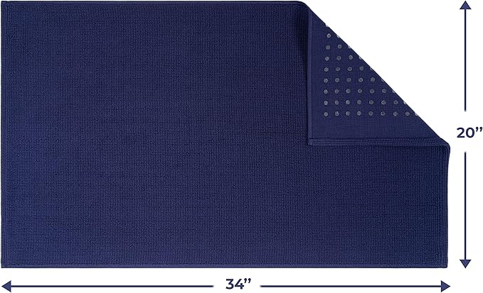 Cotton Paradise 100% Cotton Non Slip Bath Mats - Image 3