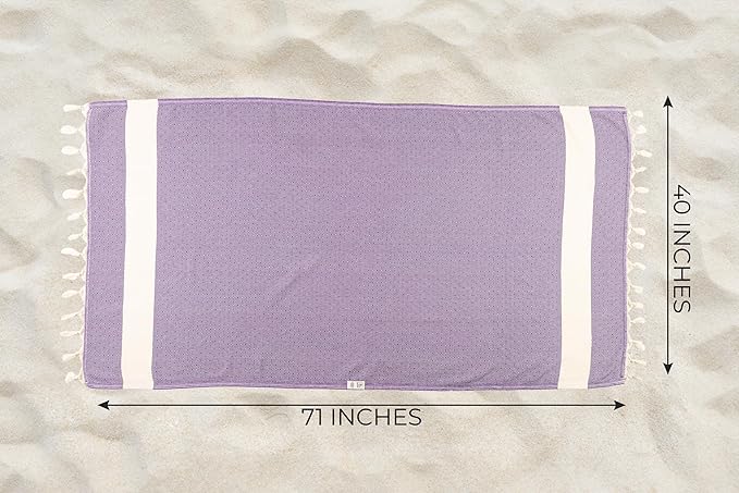 Turkish Beach Towel Oversized Clearance XL 40x71- Sand Free - Image 6