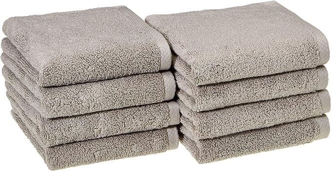 Amazon Basics 100% Cotton Lightweight Quick-Dry Hand Towel by AmazonBasics