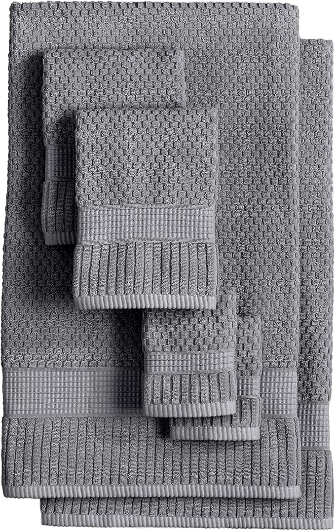 NY Loft 100% Cotton Hand Towel 6 Pack | Super Soft & Absorbent Quick-Dry Hand - Image 9