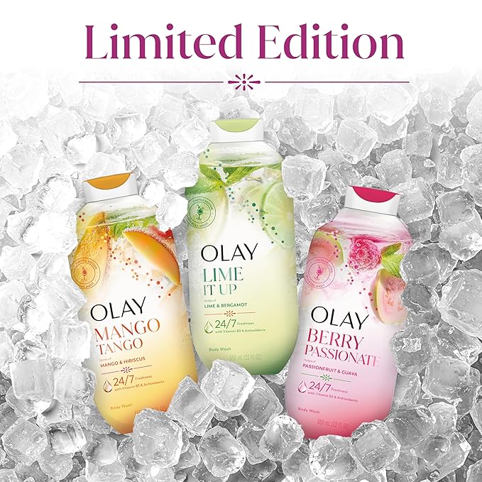 Olay Body Wash for Women, 24/7 Skin-Loving Freshness, Miami Mocktails, Plant - Image 9