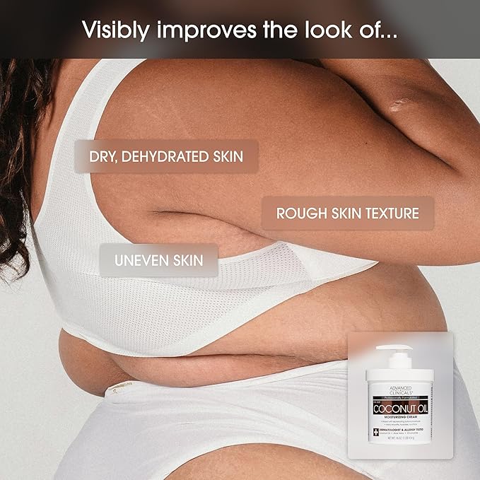 Advanced Clinicals Coconut Oil Body Cream - Image 6